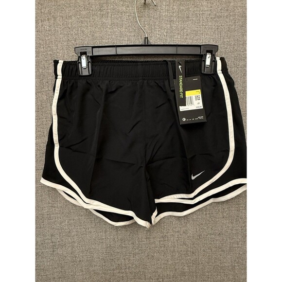 NWT Nike Small Women Tempo Dri-Fit Mid Rise Brief-Lined Running Shorts 3” Black - Picture 3 of 10